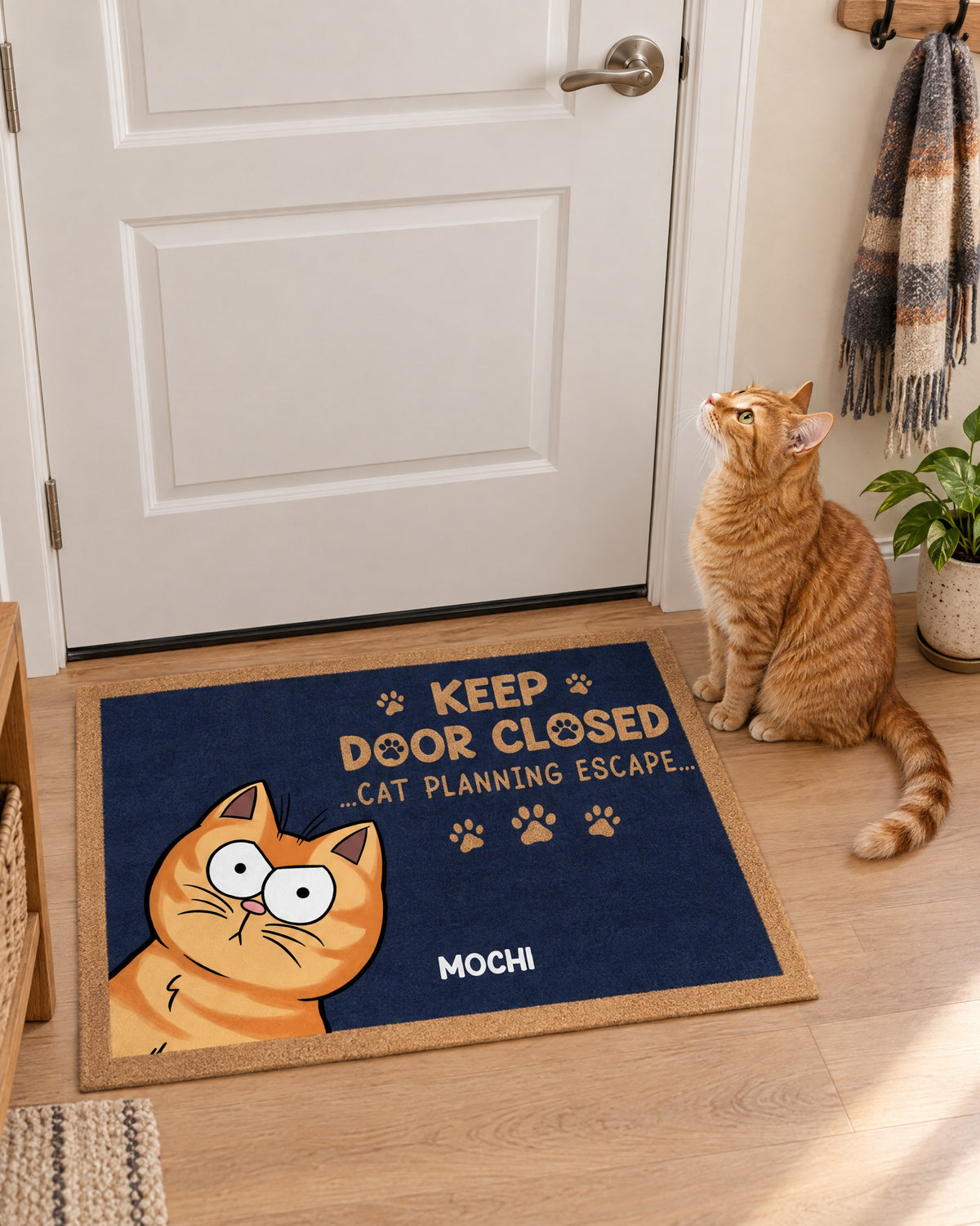 IndoorDays™ Escape Artists — Personalized Pet Doormat
