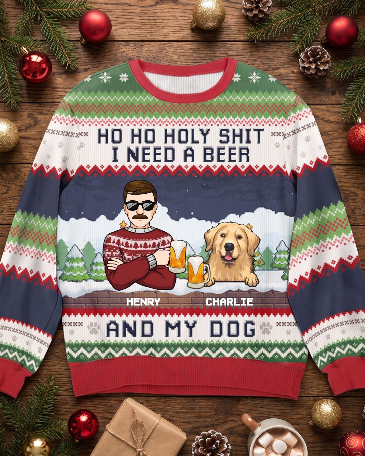You, Your Drink & Your Dog - Christmas Gift For Pet Owners, Pet Lovers