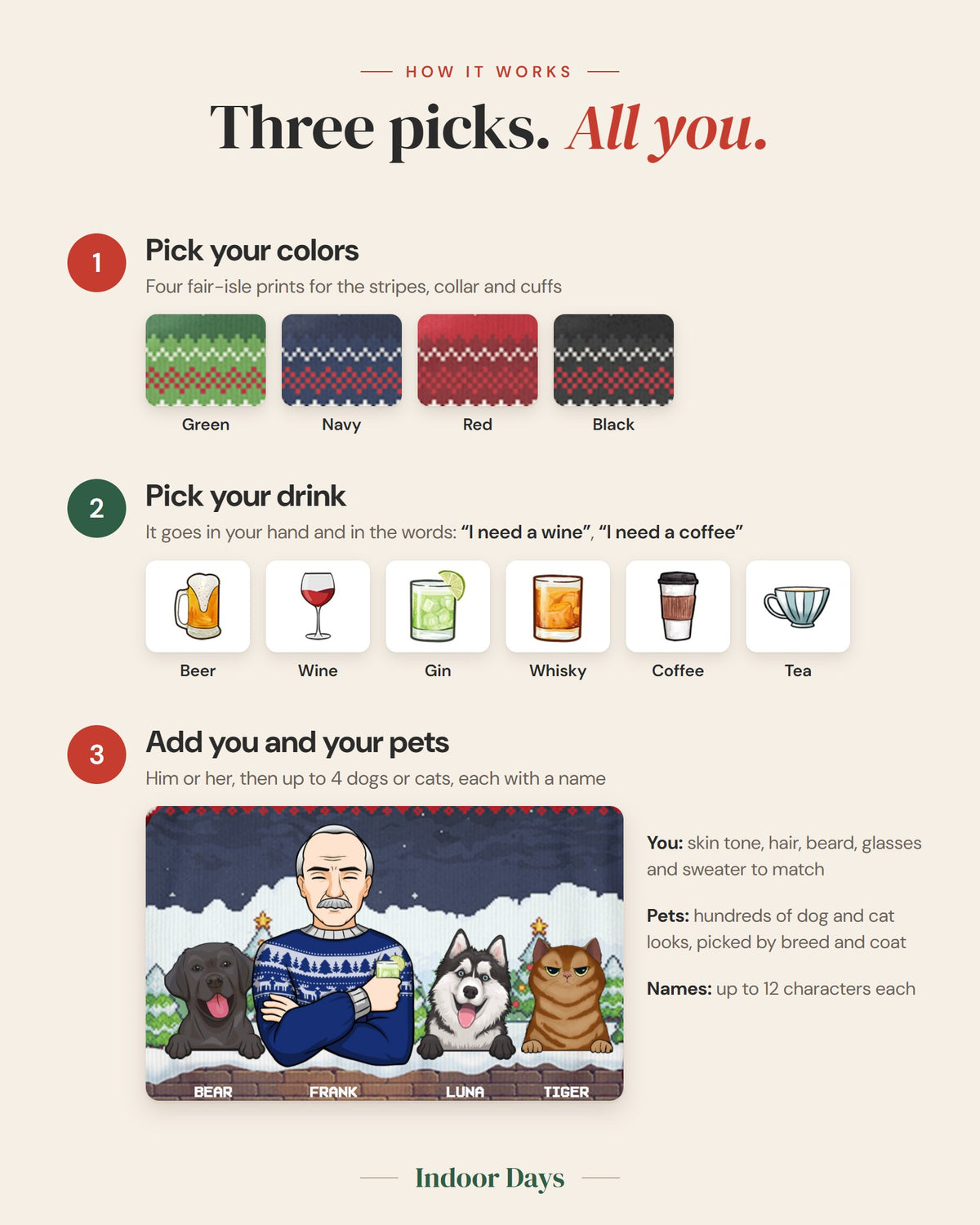 You, Your Drink & Your Dog - Christmas Gift For Pet Owners, Pet Lovers
