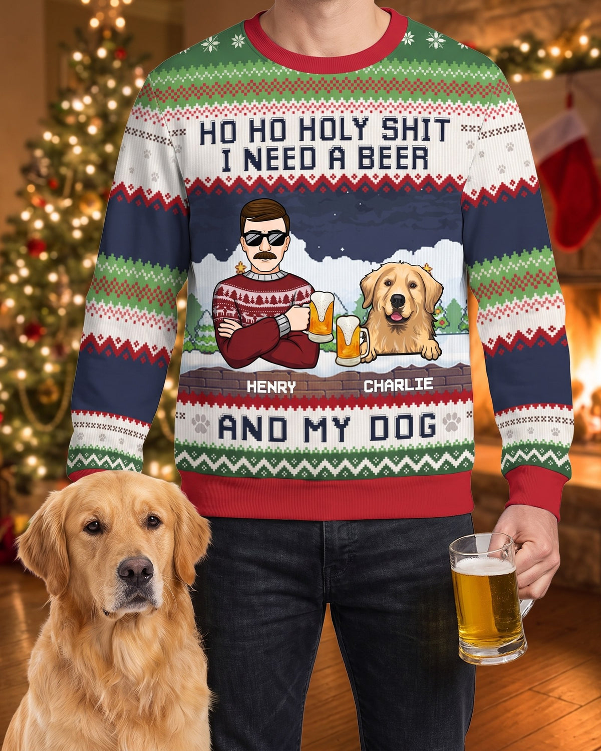 You, Your Drink & Your Dog - Christmas Gift For Pet Owners, Pet Lovers